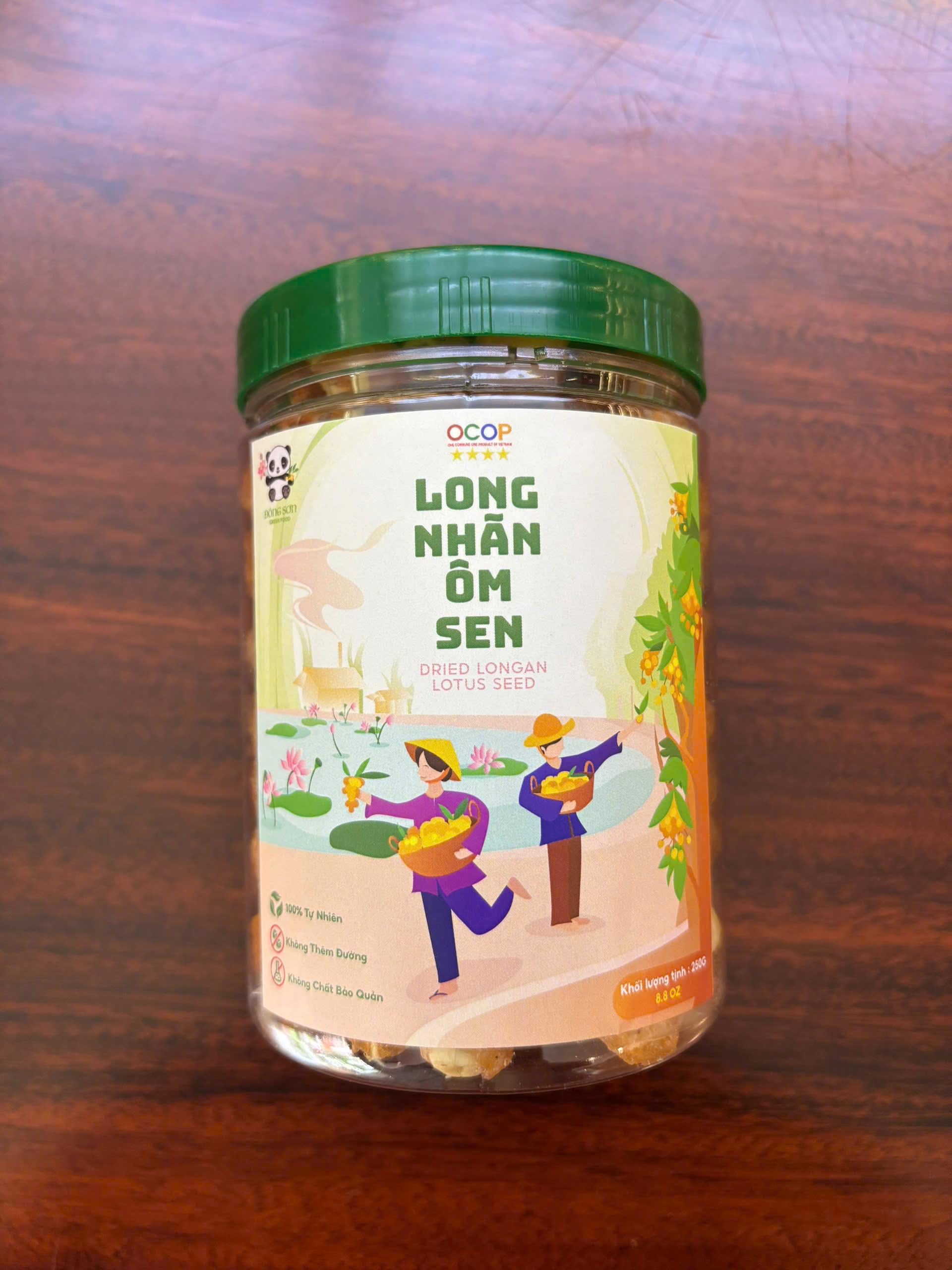 Long nhãn ôm sen 250gram/lọ